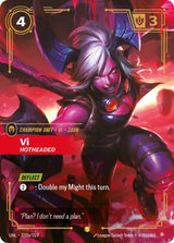 Vi - Hotheaded (Alternate Art) - Riftbound: League of Legends TCG