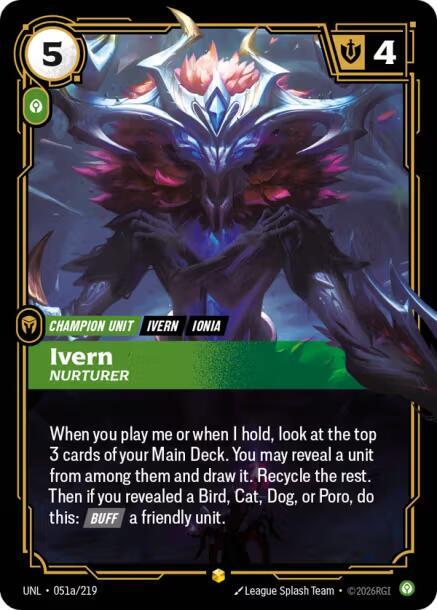 Ivern, Nurturer (Alternate Art) - Riftbound: League of Legends TCG