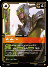 Master Yi - Tempered - Riftbound: League of Legends TCG