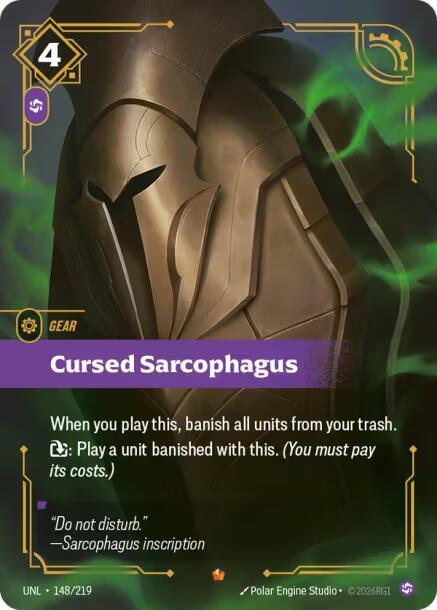 Cursed Sarcophagus - Riftbound: League of Legends TCG