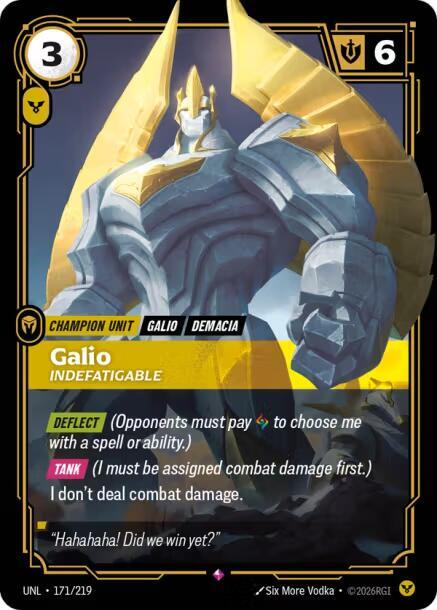 Galio - Indefatigable - Riftbound: League of Legends TCG