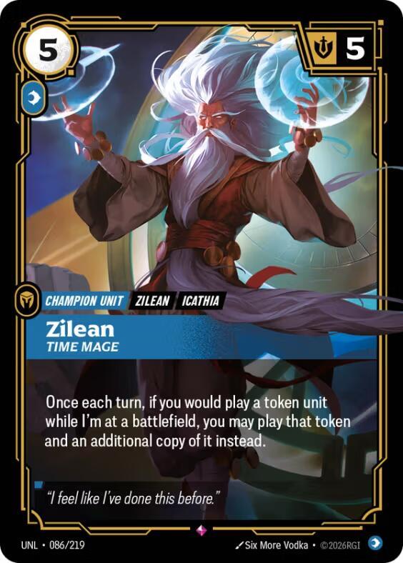 Zilean - Time Mage - Riftbound: League of Legends TCG