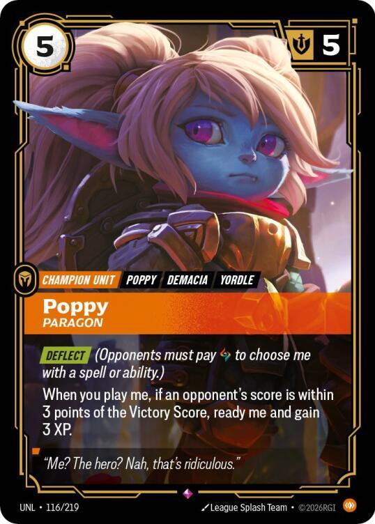 Poppy - Paragon - Riftbound: League of Legends TCG