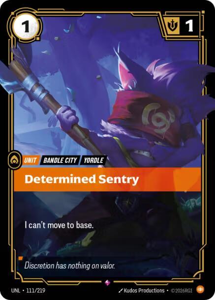 Determined Sentry - Riftbound: League of Legends TCG