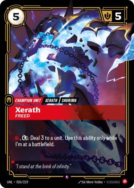 Xerath - Freed - Riftbound: League of Legends TCG