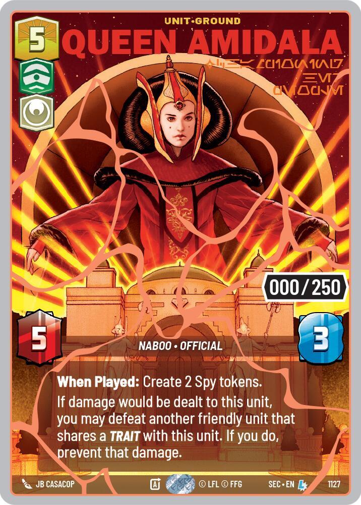 Queen Amidala - Championing Her People (Serialized) (Rose Gold)