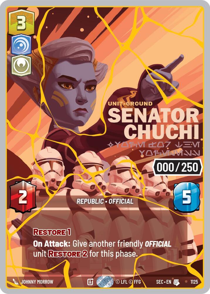 Senator Chuchi - Voice for the Voiceless (Serialized) (Gold)