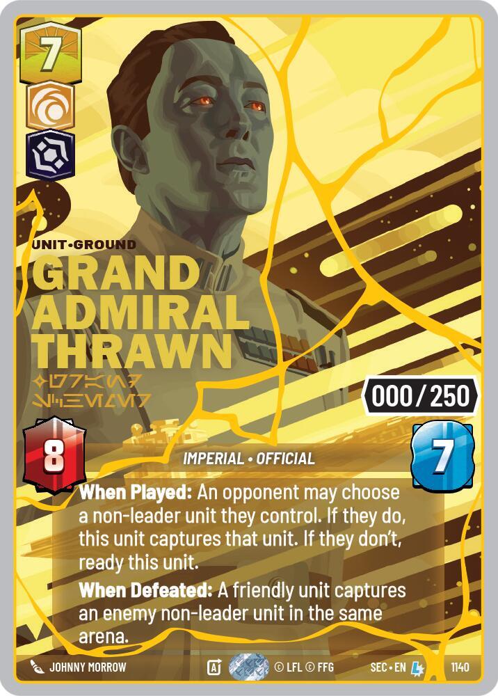 Grand Admiral Thrawn - Grand Schemer (Serialized) (Gold)