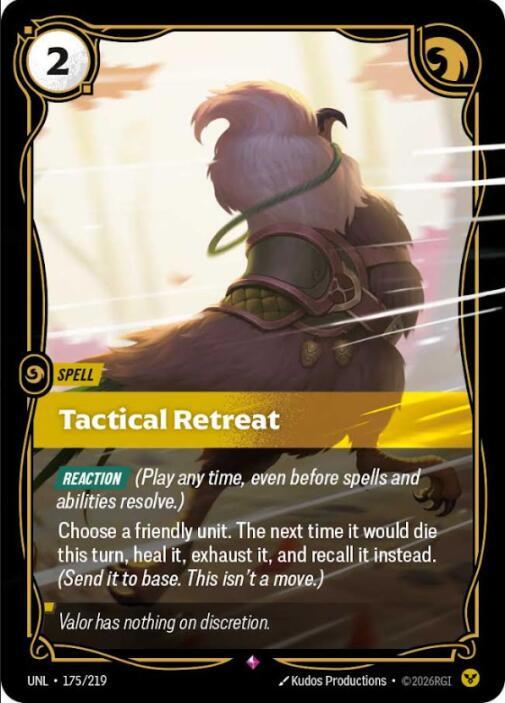 Tactical Retreat - Riftbound: League of Legends TCG