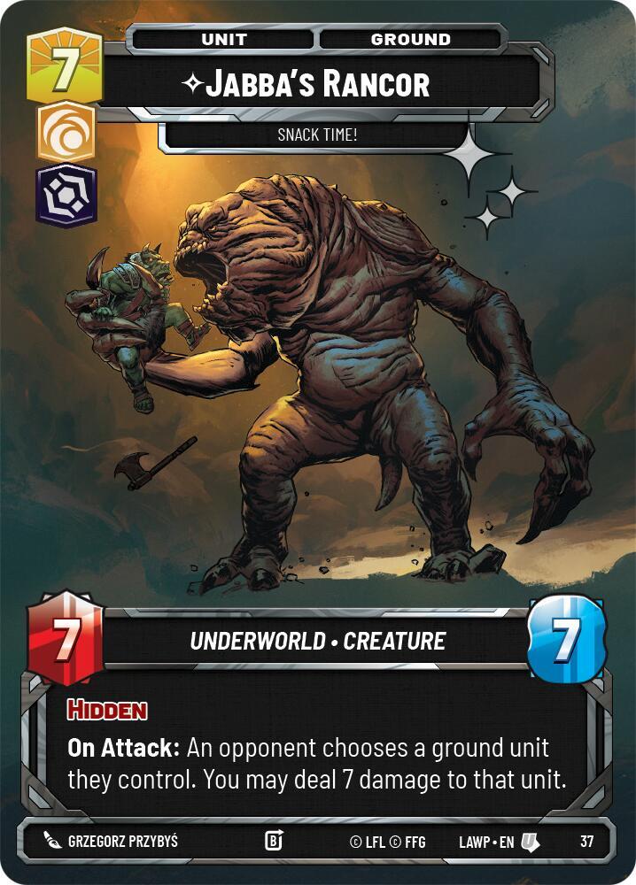 Jabba's Rancor - Snack Time! (Foil)