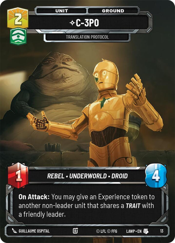 C-3PO - Translation Protocol - Star Wars Unlimited