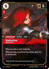Katarina - Reckless - Riftbound: League of Legends TCG