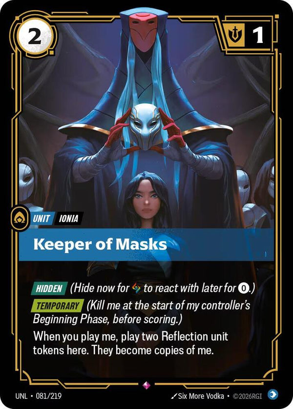 Keeper of Masks - Riftbound: League of Legends TCG