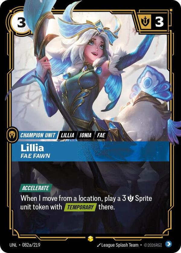 Lillia - Fae Fawn (Alternate Art) - Riftbound: League of Legends TCG