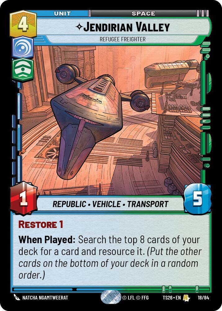 Jendirian Valley - Refugee Freighter