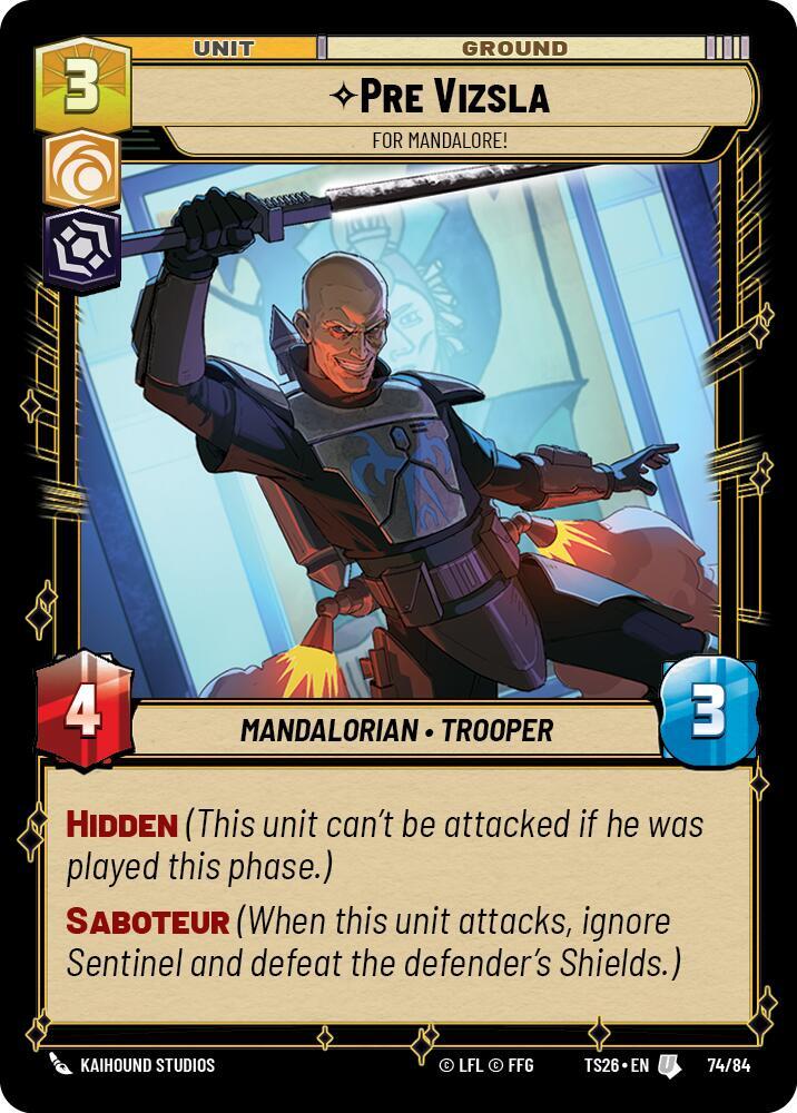 Pre Vizsla - For Mandalore!