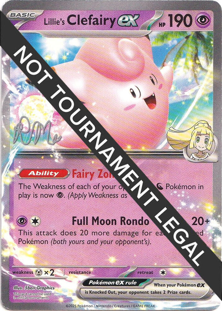 Lillie's Clefairy ex - 2025 (Riley McKay)