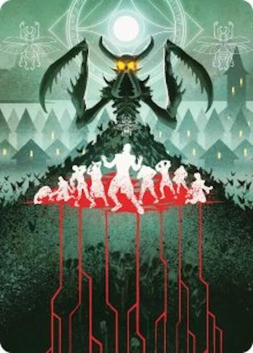 Feed the Swarm Art Card