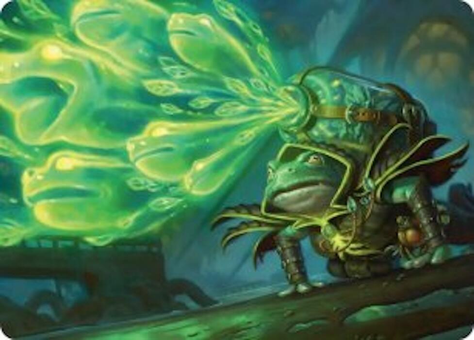 Burrog Barrage Art Card