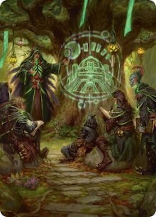 Sylvan Library Art Card