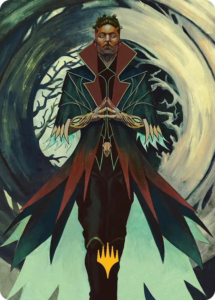 Professor Dellian Fel Art Card (Gold-Stamped Planeswalker Symbol)
