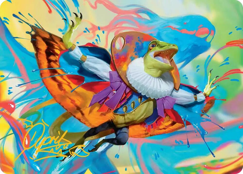 Inspired Skypainter Art Card (Gold-Stamped Signature)