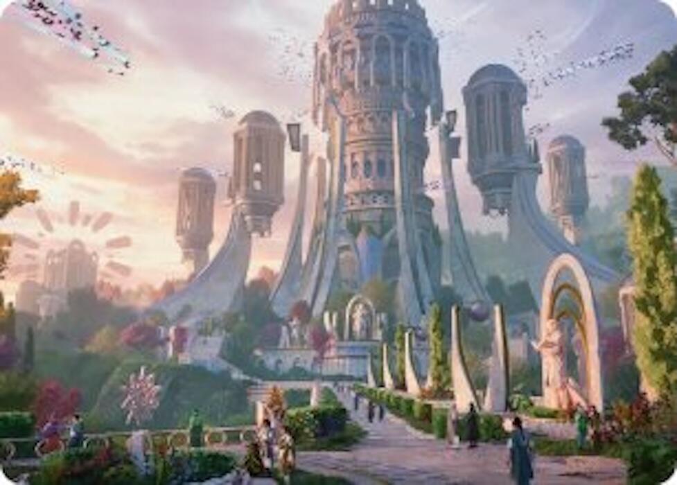 Command Tower Art Card