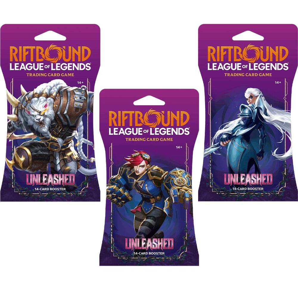 Unleashed - Sleeved Booster Pack Art Bundle [Set of 3]