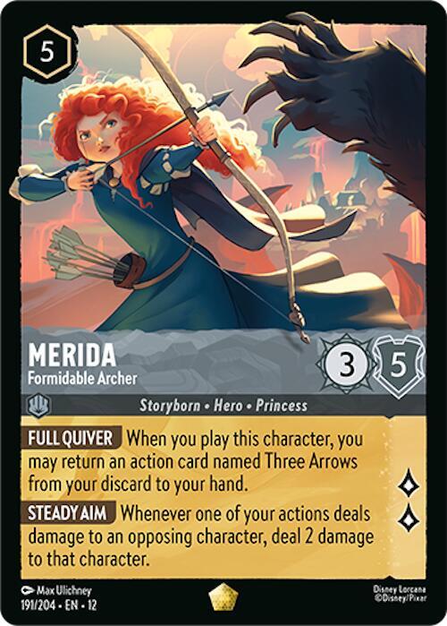 Merida - Formidable Archer (Wilds Unknown 191/204) - Disney Lorcana