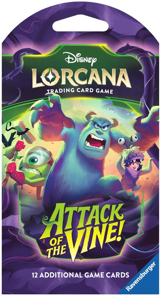 Disney Lorcana: Attack of the Vine! Sleeved Booster Pack