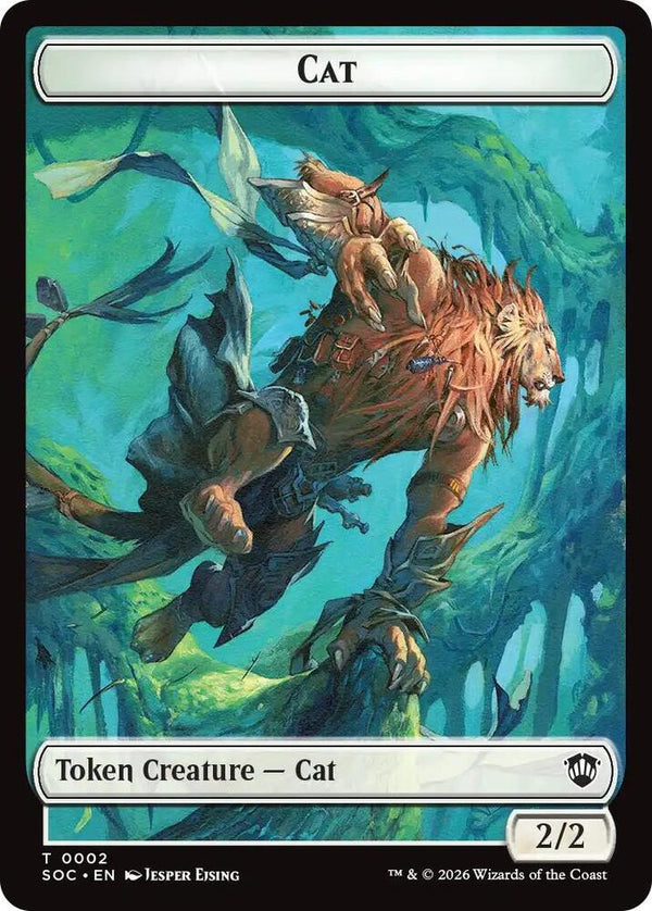 Cat // Inkling (0022) Double-Sided Token - Magic: The Gathering