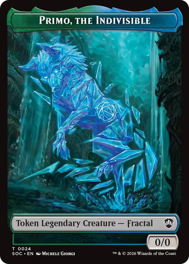 Primo, The Indivisible // Treasure Double-Sided Token