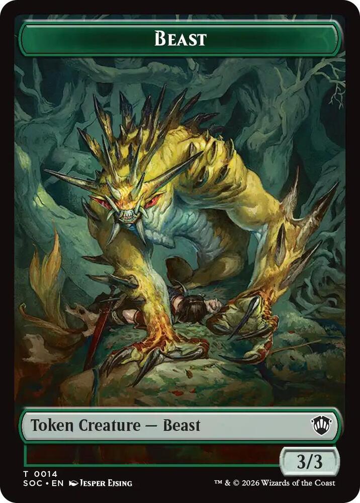 Beast // Fractal (0004) Double-Sided Token