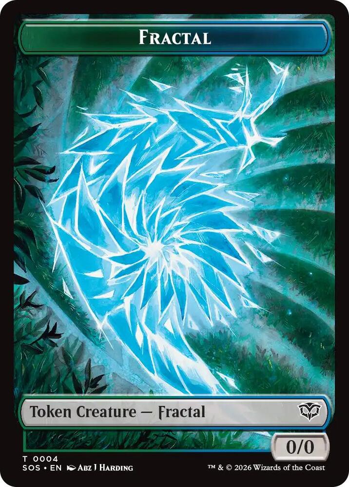 Fractal (0004) // Spirit (0010) Double-Sided Token