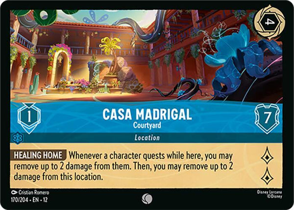 Casa Madrigal - Courtyard - Disney Lorcana
