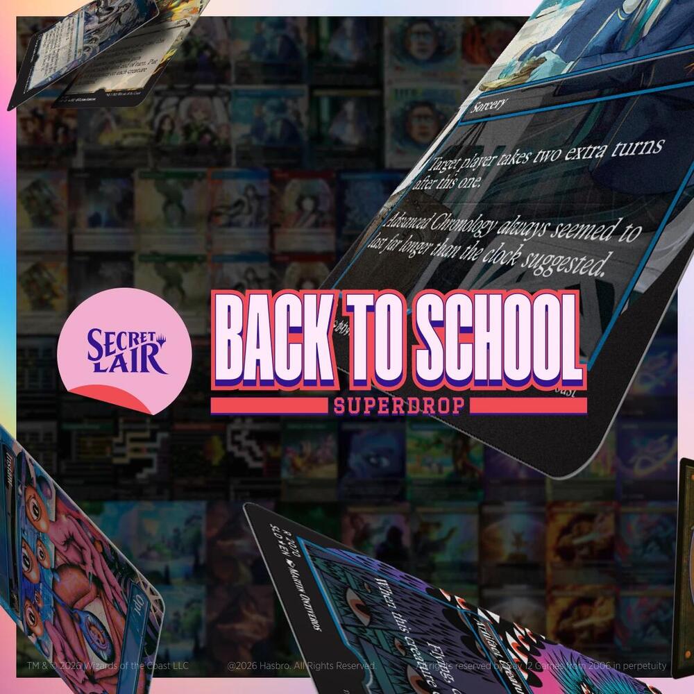 Secret Lair Back to School Superdrop: This Will Be On The Test Everything Bundle