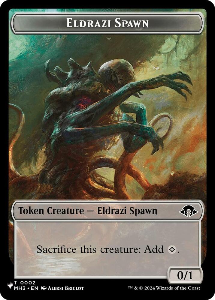 Eldrazi Spawn (MH3) // Eldrazi (M3C) Double-Sided Token
