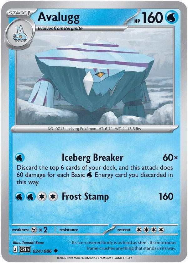 Avalugg (CRI 024/086) - Pokémon