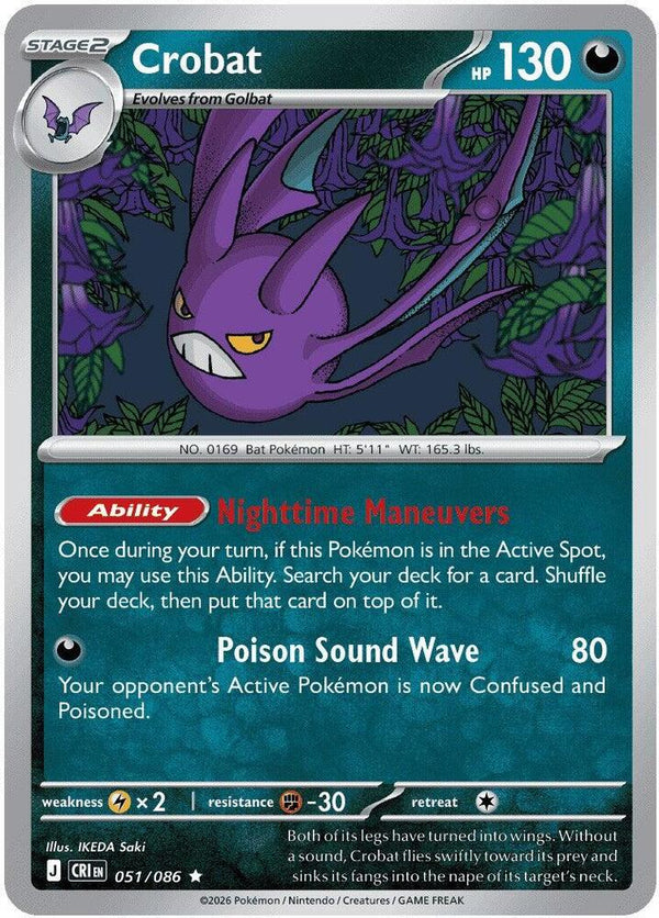 Crobat - 051/086 (CRI 051/086) - Pokémon