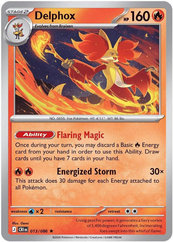 Delphox (CRI 013/086) - Pokémon