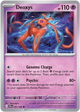 Deoxys - 031/086 (CRI 031/086) - Pokémon