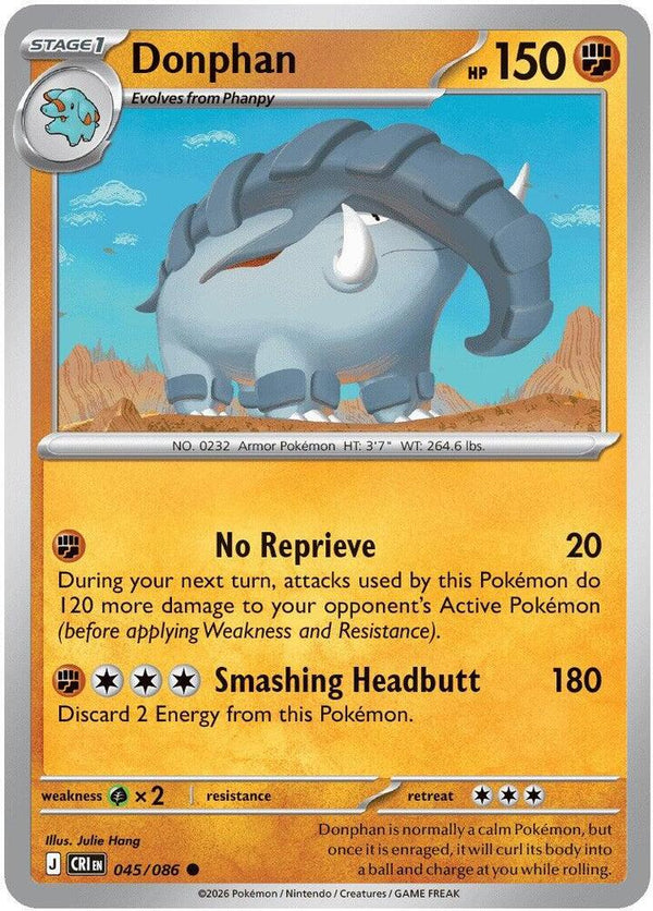 Donphan (CRI 045/086) - Pokémon