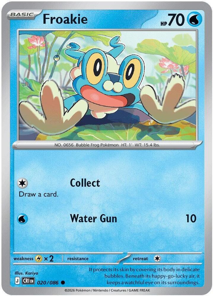 Froakie - 020/086