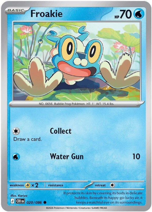 Froakie - 020/086 (CRI 020/086) - Pokémon