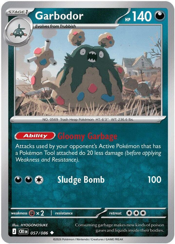 Garbodor (CRI 057/086) - Pokémon