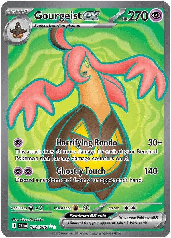 Gourgeist ex - 102/086 (CRI 102/086) - Pokémon