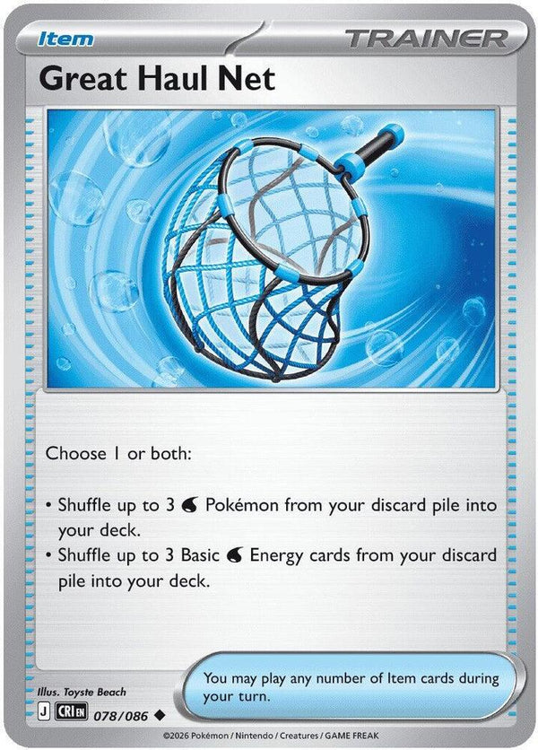 Great Haul Net (CRI 078/086) - Pokémon