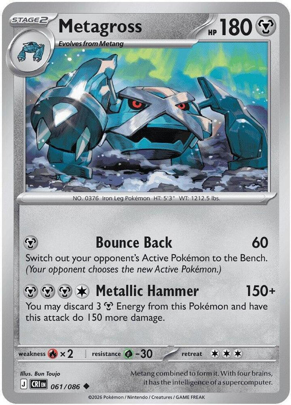 Metagross (CRI 061/086) - Pokémon