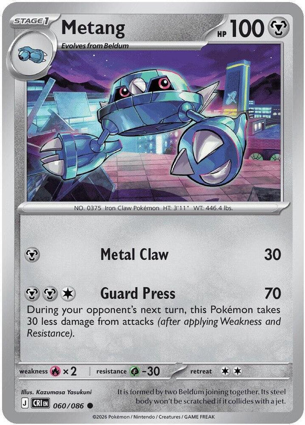Metang - 060/086 (CRI 060/086) - Pokémon