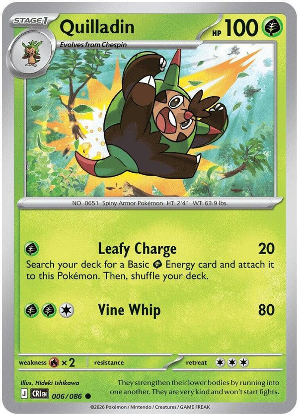 Quilladin (CRI 006/086) - Pokémon